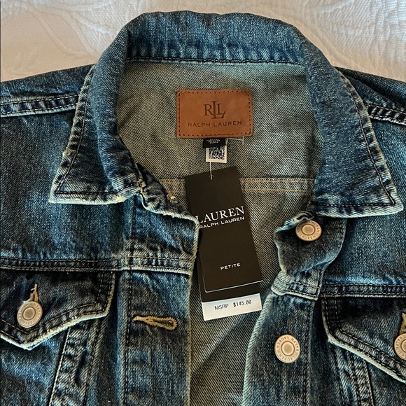 Ralph Lauren Dark Wash Jean Jacket - Picture 5 of 7